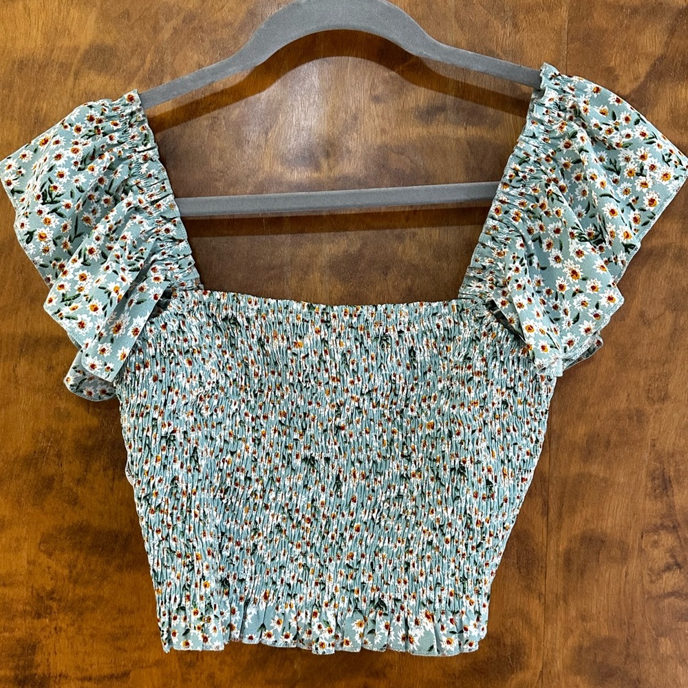 Lulus Floral Top